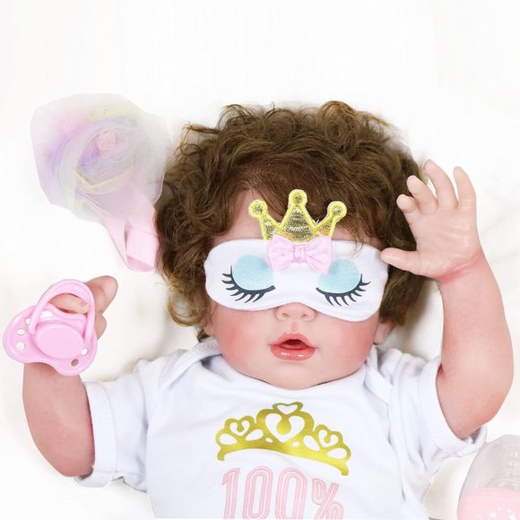 Other - Sleeping Reborn Baby Dolls, 20 Inch Lifelike Newborn Baby Girl Doll